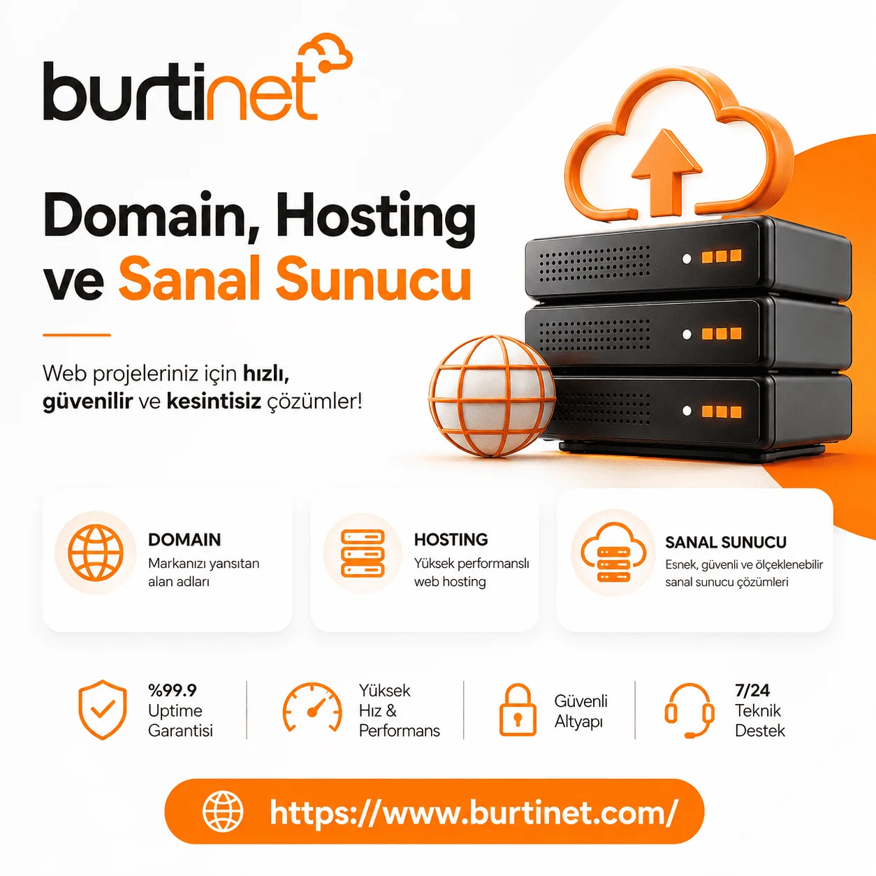 BurtiNET - Domain, Hosting ve Sanal Sunucu